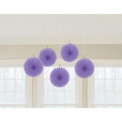   Deko-Fcher aus Papier,  15,2 cm, 5 Stck, Party Deko, Partydekorationen