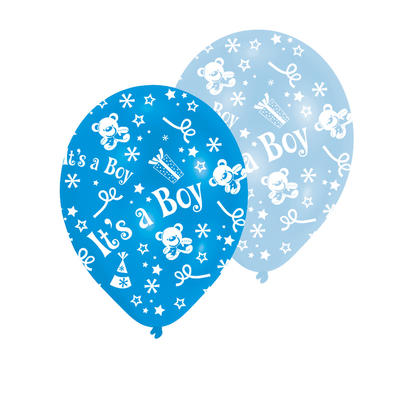  Luft-Ballon aus Latex It´s a Boy, Partydeko, Geburtstagdeko, Babyparty, Geburt