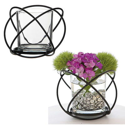  Metallstnder mit Glasbecher
