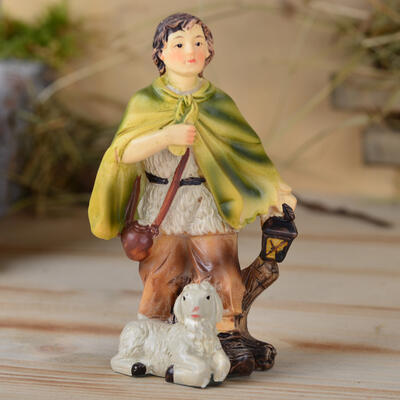  Schfer mit Laterne Markus-Krippe, Krippenfigur, Zusatzfigur Markus-Krippe, Weihnachtskrippe 