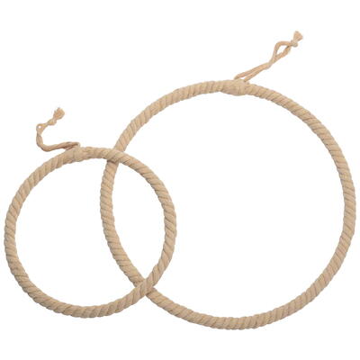 Baumwollsseil-Ring zum Hängen, Dekoring, Ring zum Hängen, Jute-Ring, Loop
