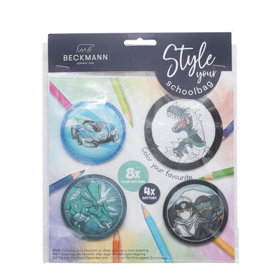 Beckmann Button-Paket Black