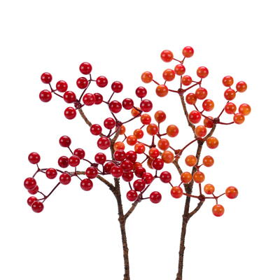Beerenpick, Beeren-Pick, Beeren, Frchte, Herbstdeko, Beerenzweig, knstliche Beeren