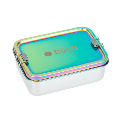 Bold - Lunchbox Stainess solid Bold, rainbow