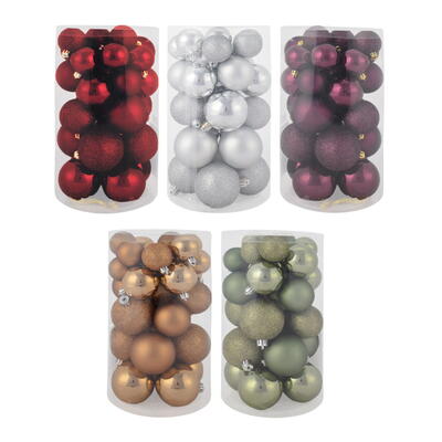Christbaumkugeln aus Kunststoff, Baumschmuck bruchfest, Kugeln, Kunststoffkugeln, Weihnaschtsschmuck, Weihnachtsdeko