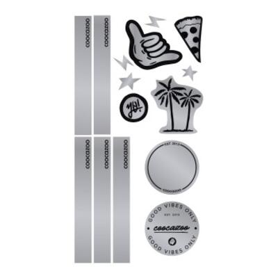 Coocazoo Reflektierendes Sticker-Set, Black