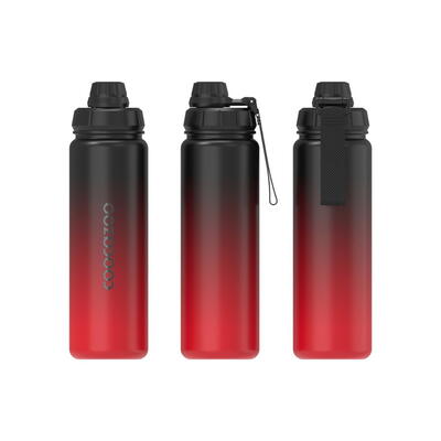 Coocazoo isolierte Edelstahltrinkflasche, Gradient Red