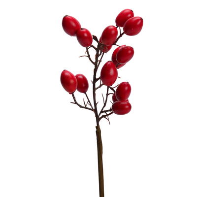 Cranberry-Pick, Beeren-Zweig, künstliche Beeren, Herbstdeko