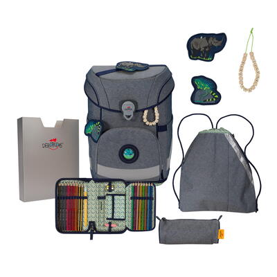 DDD-ErgoFlex Easy ECO, Blue Planet, Schulranzen-Set 5-teil