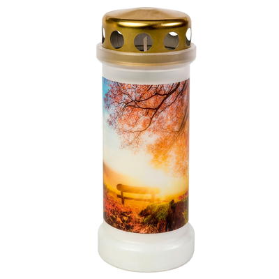 Dauerbrenner Nr 6 Mit Motiv Herbst Grablicht Grabkerze Gunstig Online Bestellen