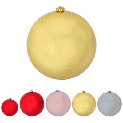 Deko-Kugel aus Kunststoff, Weihnachtskugel, Christbaumkugel XL, bruchfeste Weihnachtsdeko, Christbaumkugel