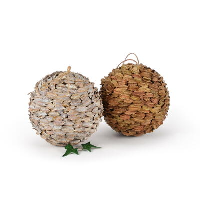 Dekohnger Arjuna-Ball, Dekokugel, Holzkugel, Hnger Kugel, Kugel zum Hngen, Naturdeko