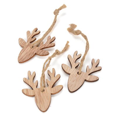 Dekohnger Elch, Holzhnger Hirsch, Winterdeko, Holzelch, Holzhirsch zum hngen, Elchkopf, Weihnachtshnger