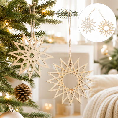 Dekoh�nger Stern, Holzstern zum H�ngen, Holz-Stern-H�nger, Stern zum H�ngen, Weihnachtsh�nger, Weihnachtsdeko