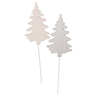 Dekostecker Tanne, Tanne zum Stecken, Weihnachtsstecker, Adventsstecker, Holzstecker Tanne, Weihnachtsdeko, Blumenstecker