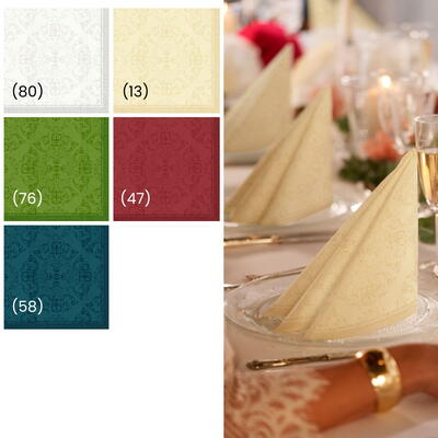 Dunilin Servietten Opulent, Servietten, festliche Serviette, Tischschmuck, Tischdeko
