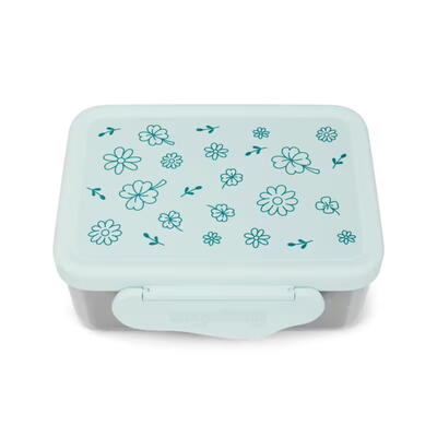 Edelstahl Brotdose Blumen, Edelstahl Lunchbox, Lunchbox, Vesperbox, Brotzeitdose, Ergobag Brotbox