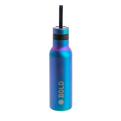 Edelstahl Trinkflasche 500 ml, BOLD, blue purple