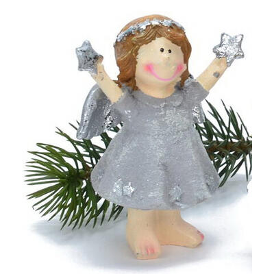 Engel mit Sternen, Weihnachtsengel, Deko-Engel, Deko Weihnachten , Engelsfigur