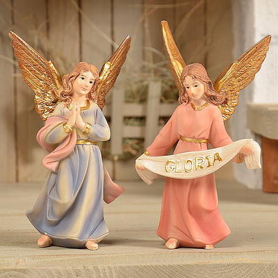 Engel stehend Markus Krippe, Weihnachtskrippe, Krippenfiguren