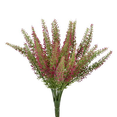 Erikabusch, knstliche Erika, Calluna knstlich, Herbstdeko, Kunstpflanze, Seidenblume