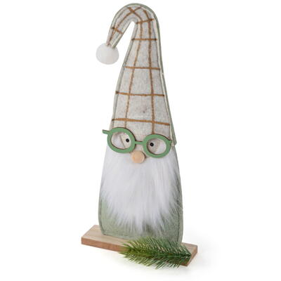Filzwichtel mit Brille, Wichtel, Weihnachtswichtel, Deko-Wichtel, Weihnachtsdeko. Aufsteller Wichtel
