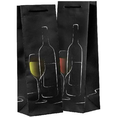 Flaschentüte Rot- und Weißwein, Geschenktüte, Verpacken