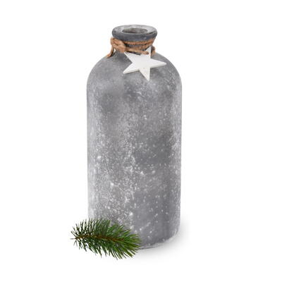 Flaschenvase, Vase, Tischdeko, Weihnachtsdeko, Adventsdeko