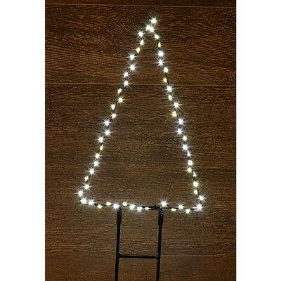 Gartenstecker Baum mit LED, LED Außenbeleuchtung, Gartenleuchte, Weihnachtsdeko