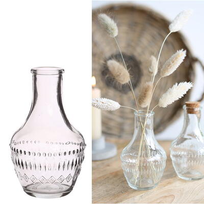 1pc Aromatherapy Flasche Glasflasche Blumenvase Vintage Glas