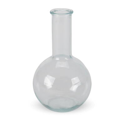 Glasvase Rundflasche, Glasvase, Kugelvase, Blumenvase, Glasgef