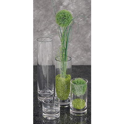 Glasvase Solifleur Ø 6 cm, Vase, Blumenvase, Dekoglas, Glasgefäß