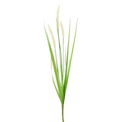 Graszweig mit Fruchtstand, Gras mit Blten, knstliches Dekogras, Gras, Grser, Seidenblume, Kunstpflanze