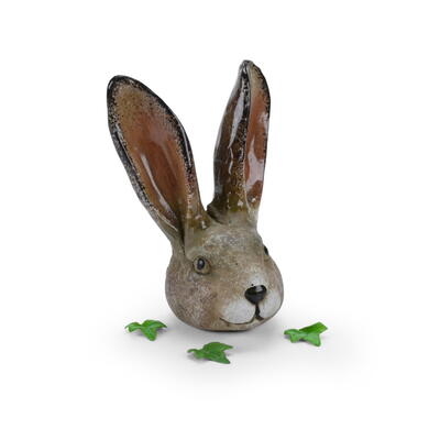 Hasenkopf Deko, Keramik-Hasenkopf, Hase, Keramikhasen, Osterhase, Osterhasen, Osterdekoration, H�schen