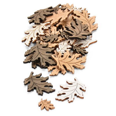 Herbstlaub-Mix, Streudeko Herbst, Bltter zum Streuen, Holzbltter, Streuartikel Blatt, Herbststreuer