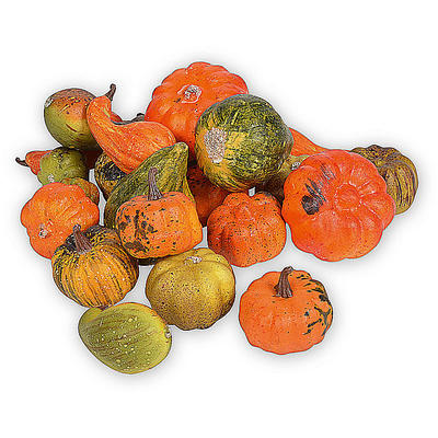 Herbstzeit Deko-Zierkürbisse, Früchte, Herbstdeko