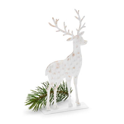 Hirsch Tabetto zum Stellen, Metallhirsch, Deko-Hirsch, Weihnachtsdeko, Walddeko