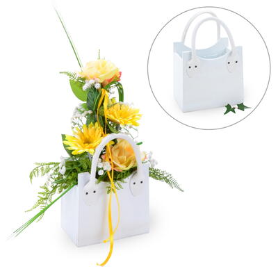 Holz-Pflanztasche, Holztasche zum Bepflanzen, Tasche aus Holz, Pflanzgef�� Tasche, Deko-Tasche f�r Pflanzen, �bertopf Tasche