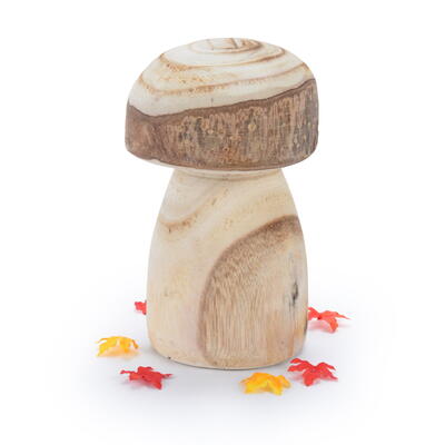 Holzpilz, Holz-Pilz, Dekopilz, Holzdeko, Pilz, Herbstdeko, Naturdeko, Holzdeko 