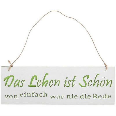 Schilder mit Sprüchen im online Shop kaufen Baumann Creative
