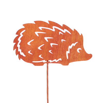 Igel, Holzigel, Holz-Igel, Igel zum Stecken, Herbststecker, Dekostecker Igel, Blumenstecker, Gartenstecker