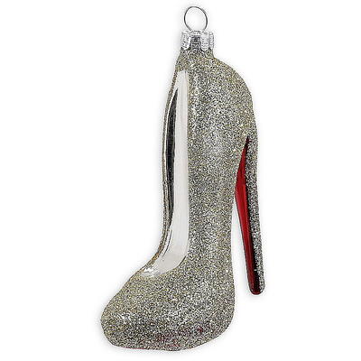 Christbaumschmuck Roter High Heel 9,5cm Geschenk Kugel Weihnachtsbaum rot Pumps
