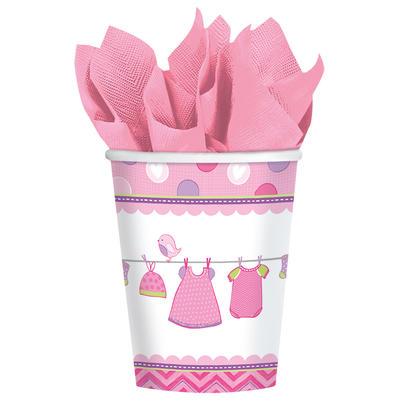 Its a Baby Girl - Party-Becher, Pappbecher, Party Deko, Baby-Party Mdchen, Geburt, Tischdekoration