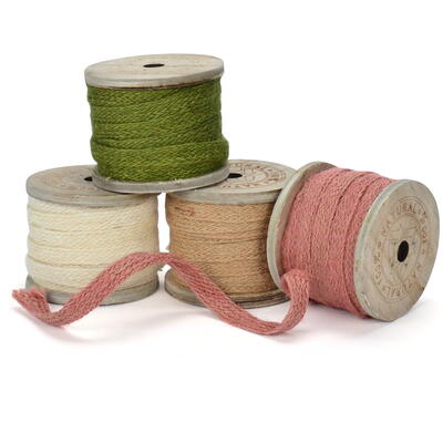 Jute-Flechtband, Juteband, Dekoband aus Jute, Natur-Band, Band