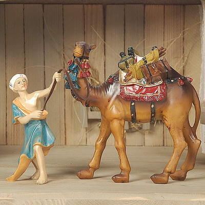 Kamel mit Treiber - Johannes Krippe