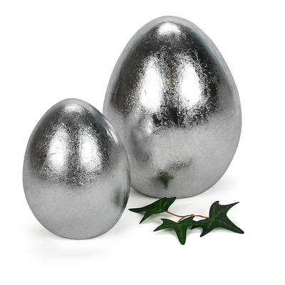 10cm Osterei Silber glänzend Osterdekoration Deko Ostern Dekoration Chrom Höhe 10cm Osterei Silber glänzend Osterdekoration Deko Ostern Dekoration Chrom Höhe