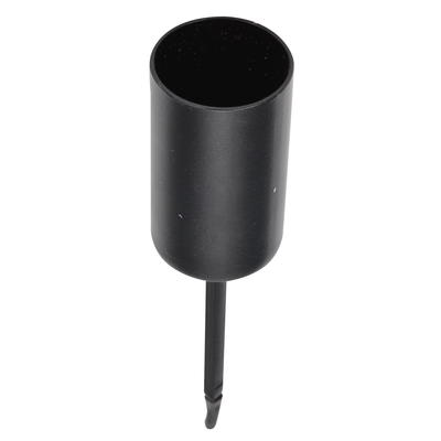 Kerzenhalter Durchmesser 3,2 cm - für Stabkerzen, schwarz, Kerzenständer