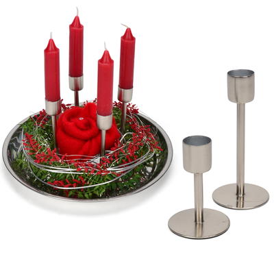 Kerzenständer Tafelkerzen Stumpenkerzen Kerzenhalter für Stabkerzen Kerzen 