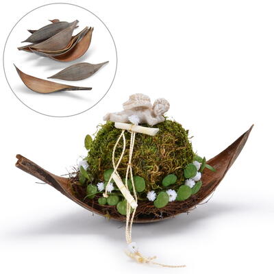 Kokosschale natur, Cocosschale, Cocos, Kokos, Exoten, Trauerschmuck