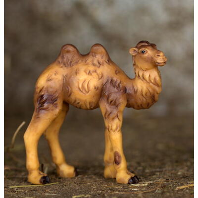 Krippenfigur kleines Kamel Einzelfigur Mathiaskrippe